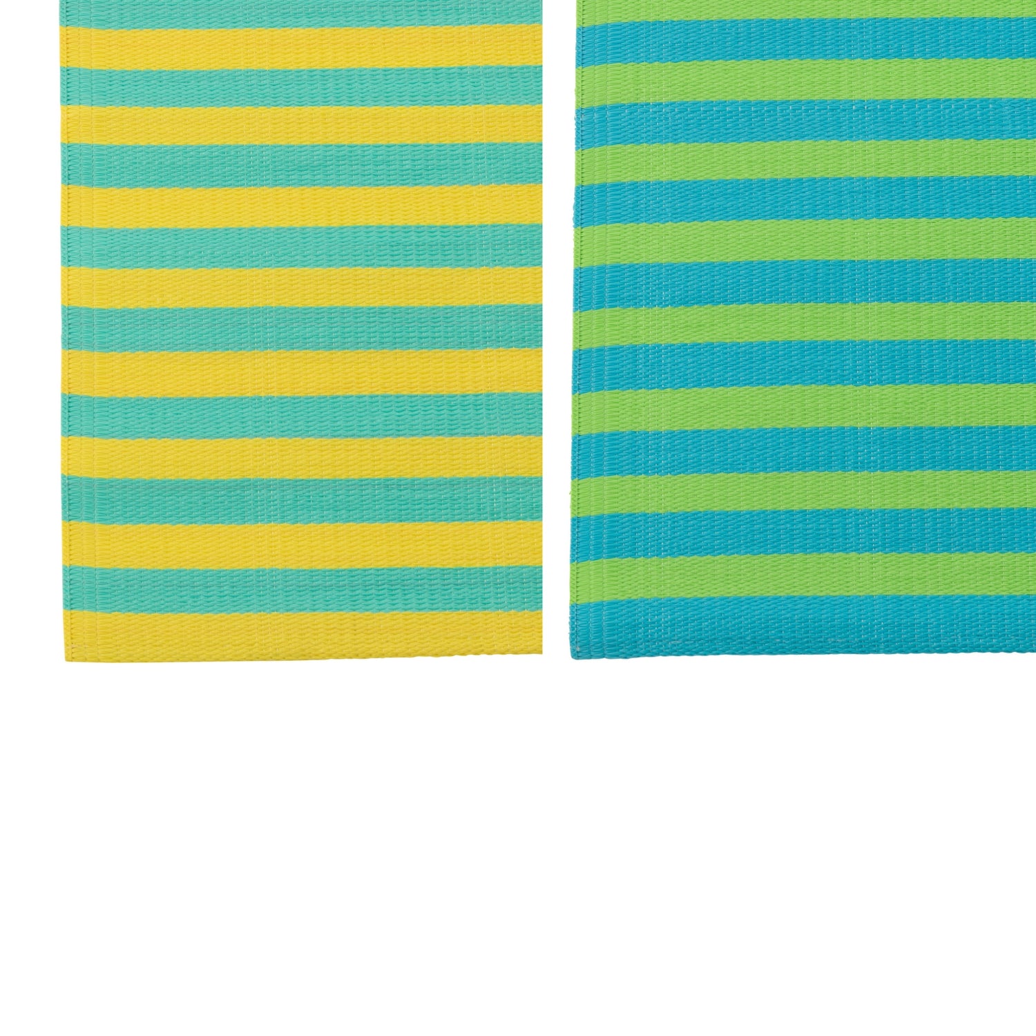 Strandmat Sunshine/Smile Gestreept Polypropyleen Multi Assortiment Van 2 J-Line