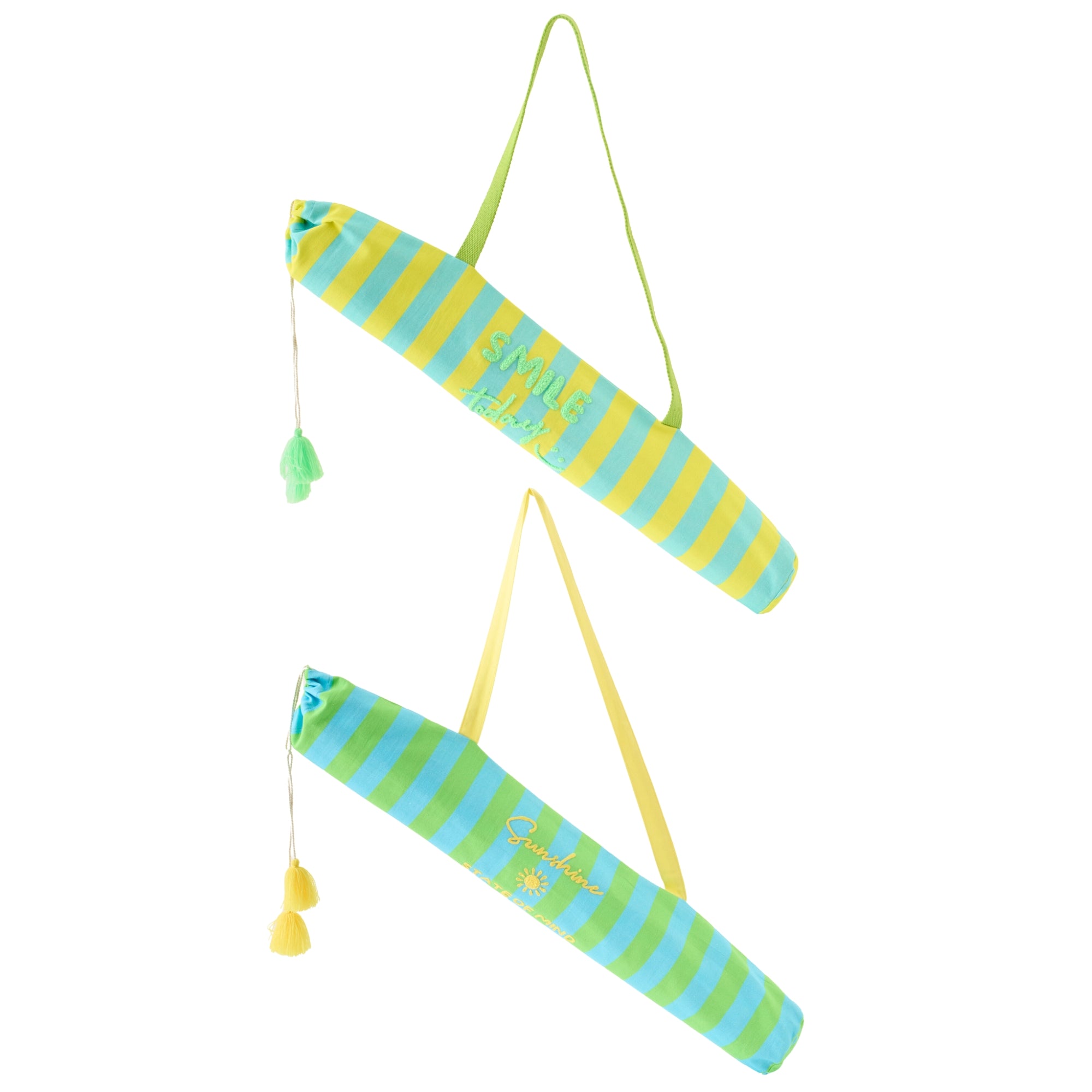 Strandmat Sunshine/Smile Gestreept Polypropyleen Multi Assortiment Van 2 J-Line