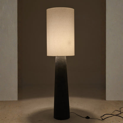 Staanlamp Ava Glasvezel Zwart/Wit Large J-Line