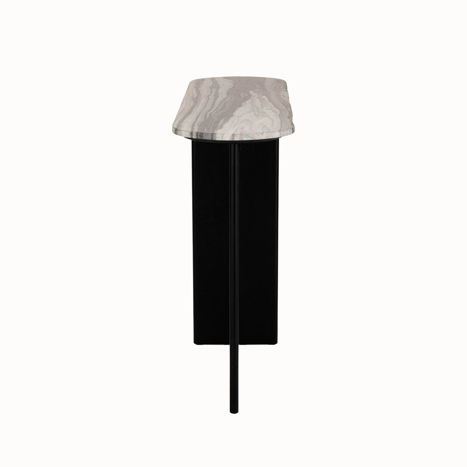 Console Mathilde Marmer Zwart/Grijs J-Line