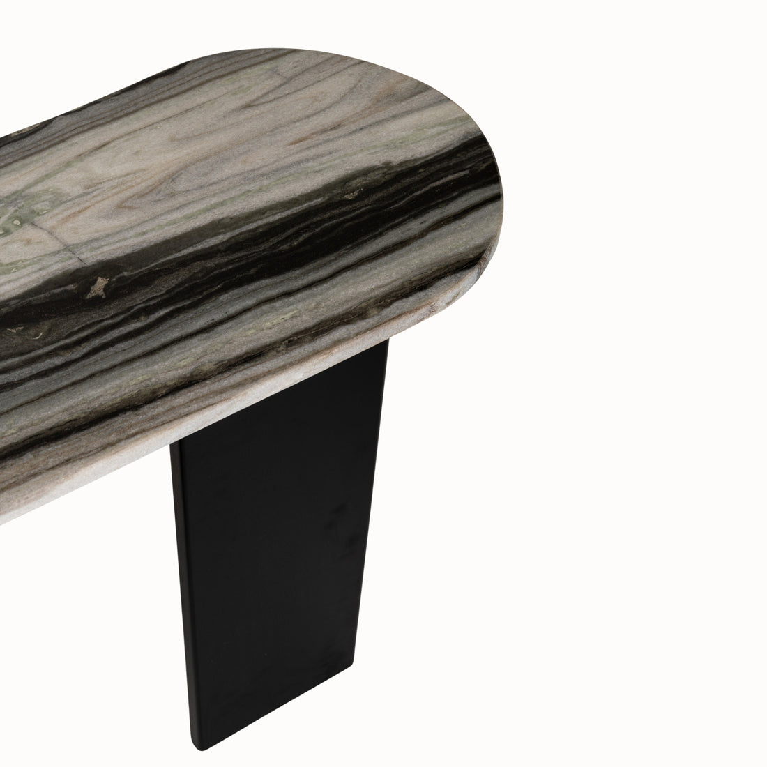 Console Mathilde Marmer Zwart/Grijs J-Line