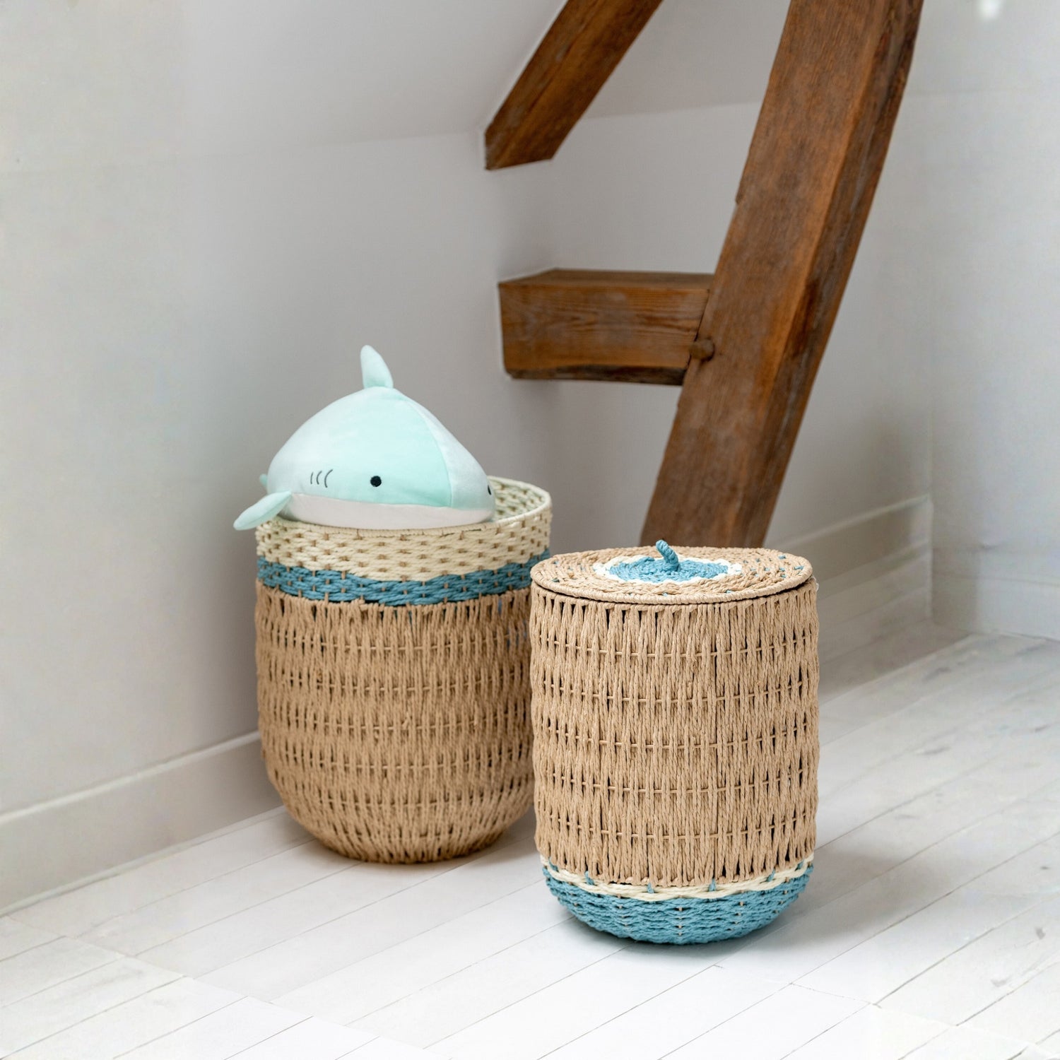 Haai Lach Polyester Muntgroen J-Line
