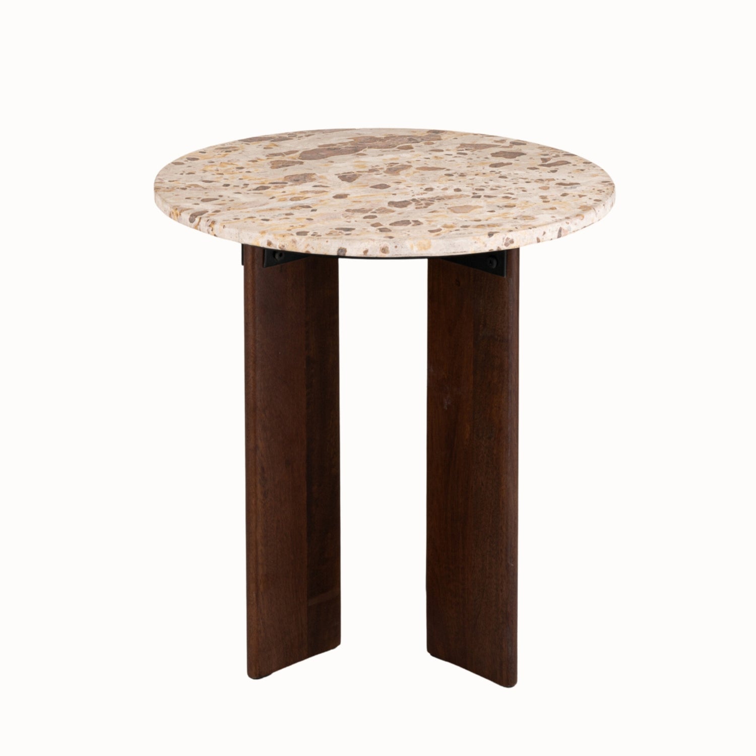 Bijzettafel Mathilde Marmer Naturel/Beige J-Line