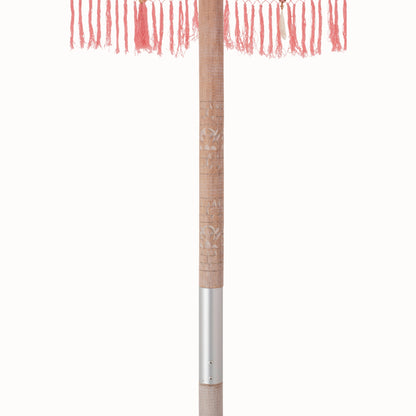 Parasol Bobbi Hout/Katoen Lichtroze J-Line