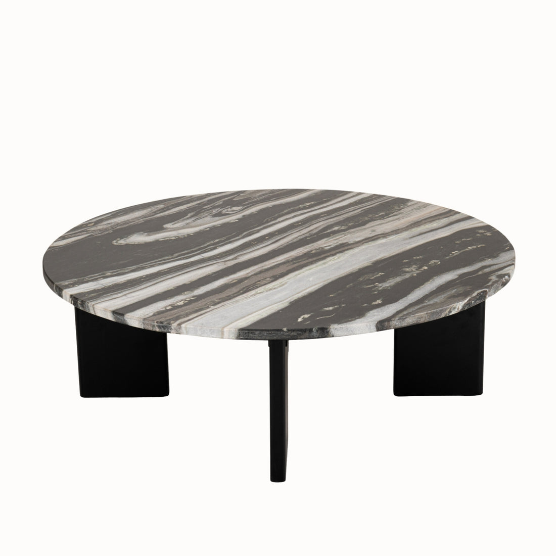 Salontafel Mathilde Marmer Zwart/Grijs J-Line