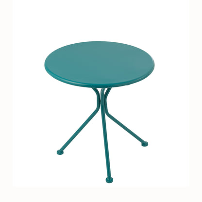 Tuintafel Tripod Rond Metaal Turquoise Small J-Line