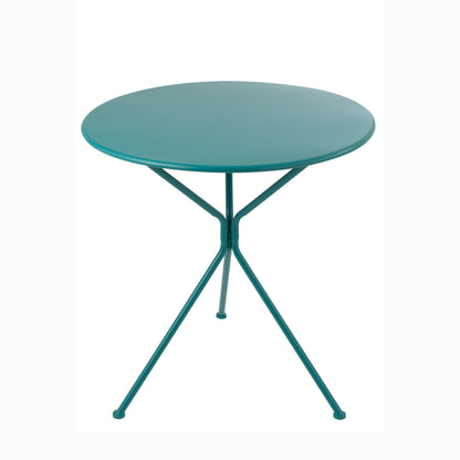 Tuintafel Tripod Rond Metaal Turquoise Large J-Line