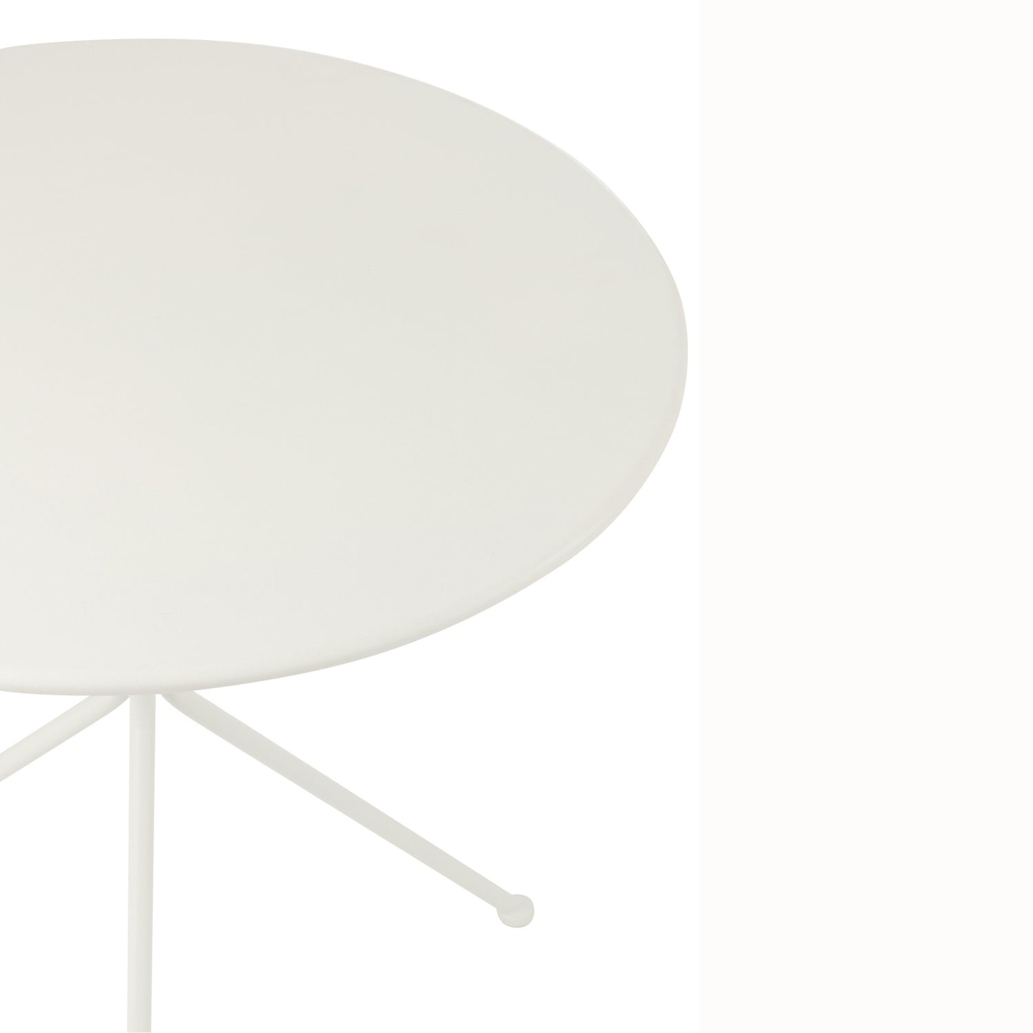 Tuintafel Tripod Rond Metaal Wit Large J-Line