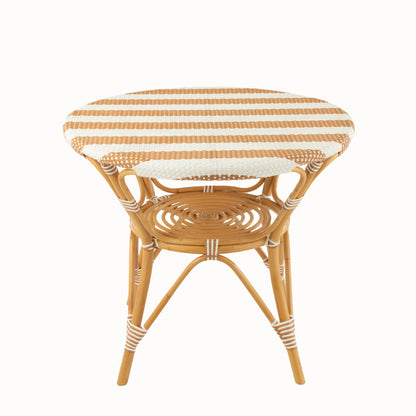 Eettafel Rotan Beige/Wit J-Line