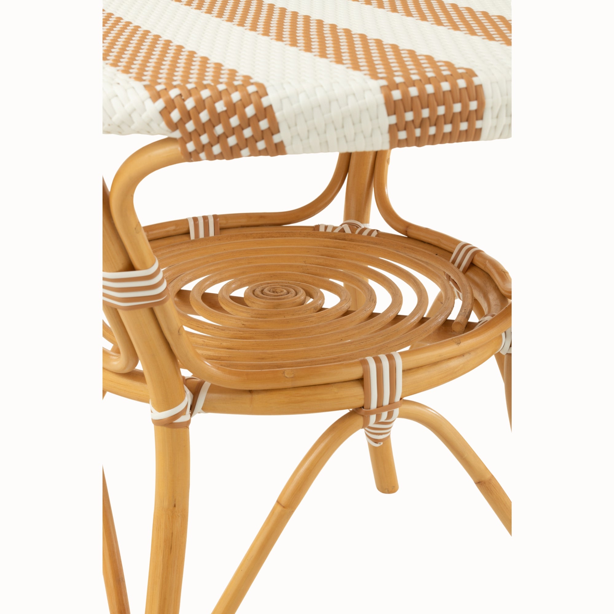 Eettafel Rotan Beige/Wit J-Line