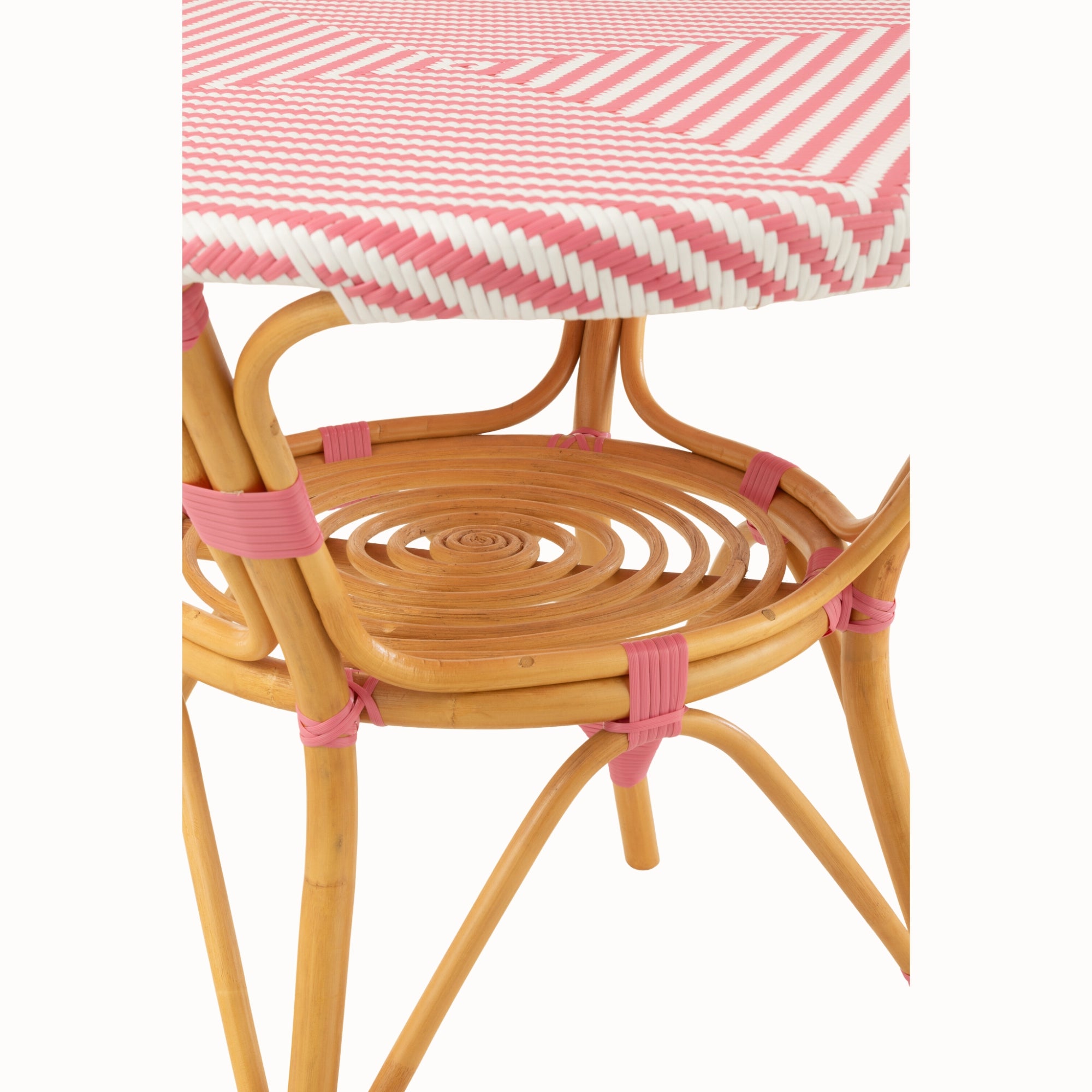Eettafel Rotan Roze/Wit J-Line