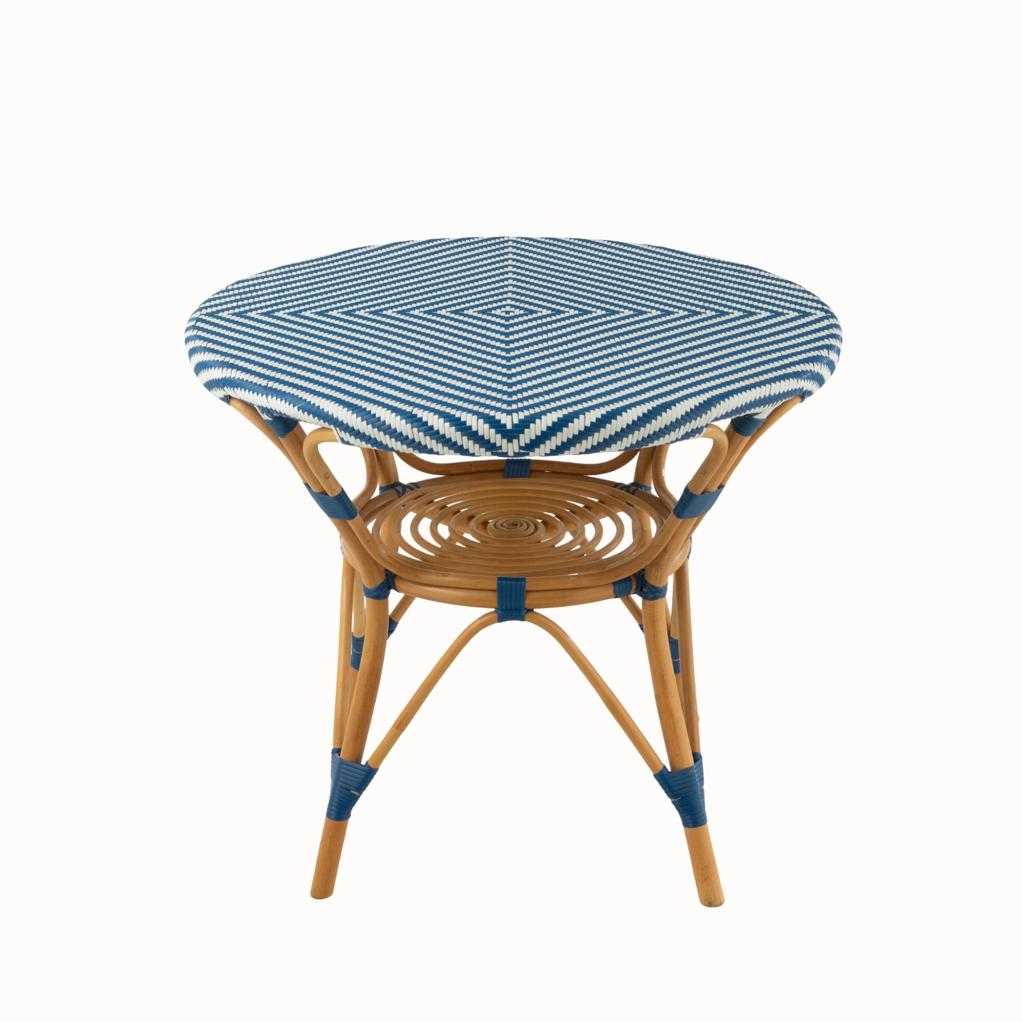 Eettafel Rotan Blauw/Wit J-Line