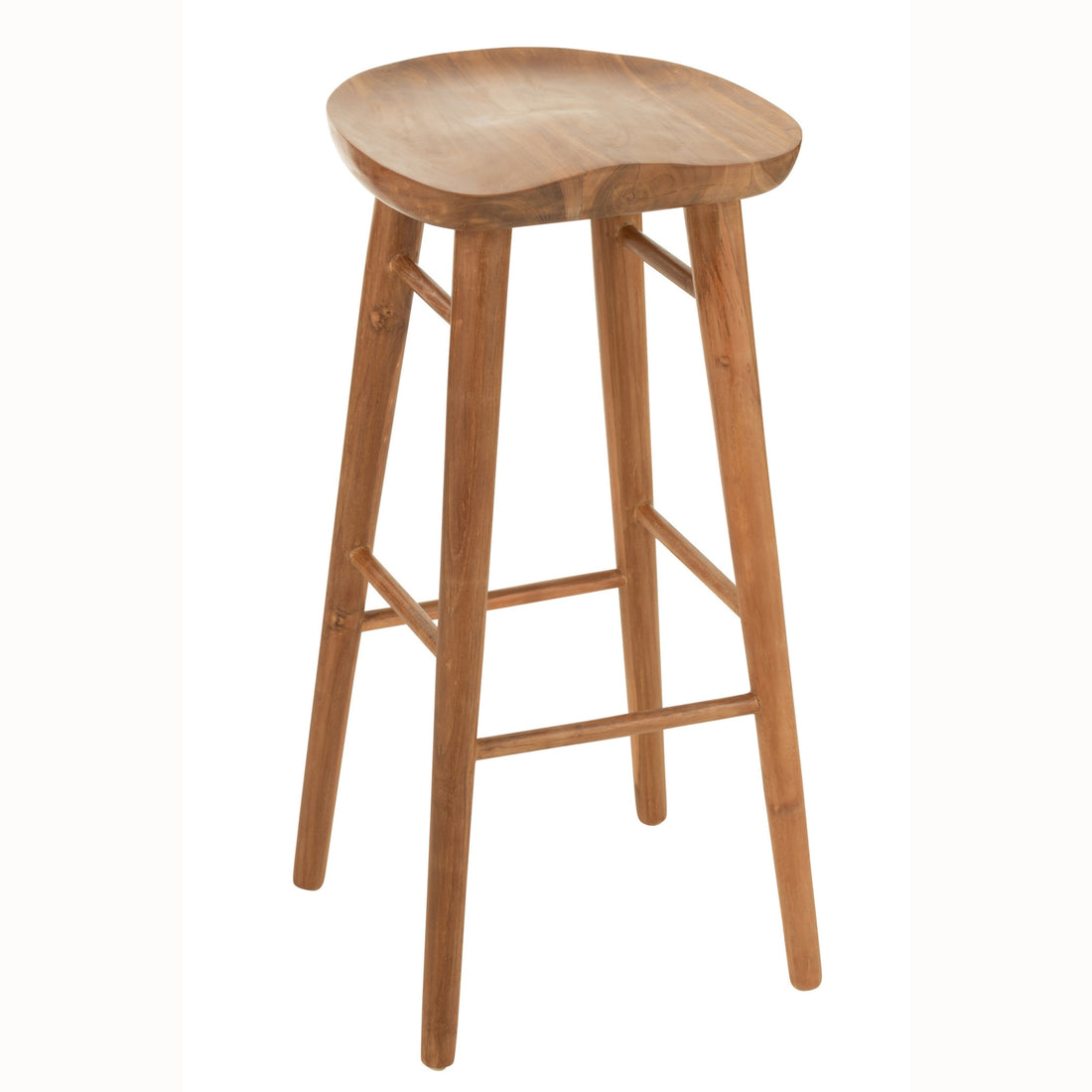 Barstoel Ana Teak Hout Bruin J-Line