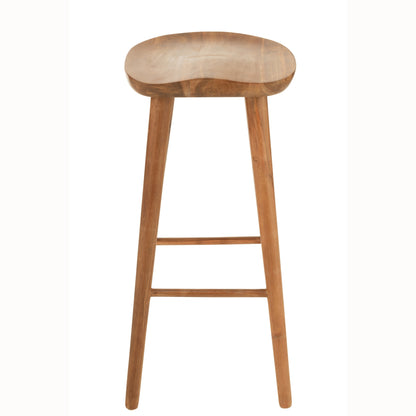 Barstoel Ana Teak Hout Bruin J-Line