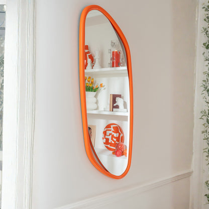 Wandspiegel Onregelmatig Mdf/Verf Oranje J-Line