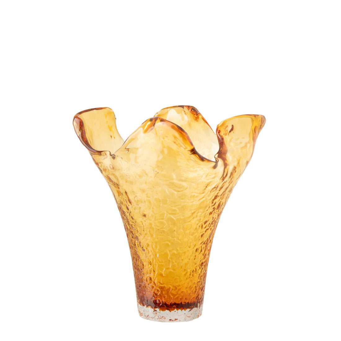 Vaas Onregelmatig Glas Caramel Large J-Line