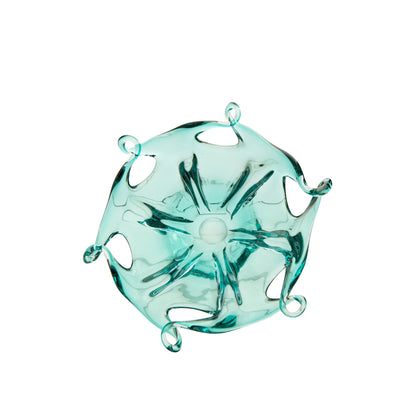 Decoratief Plateau Serena Glas Turquoise J-Line