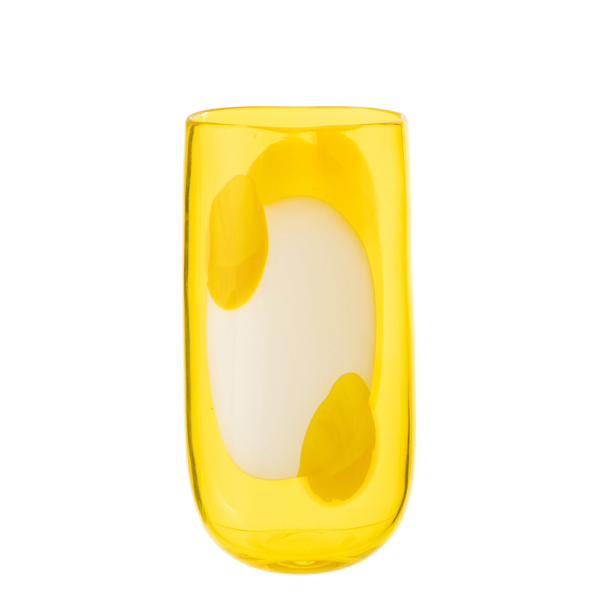 Vaas Mona Glas Transparant/Geel Small J-Line