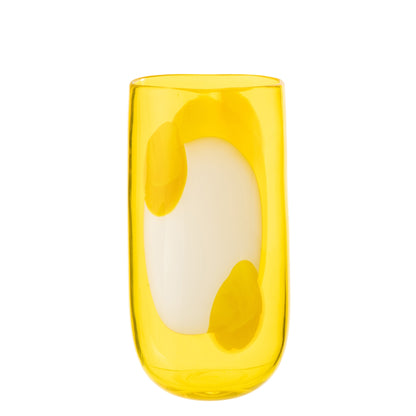 Vaas Mona Glas Transparant/Geel Small J-Line
