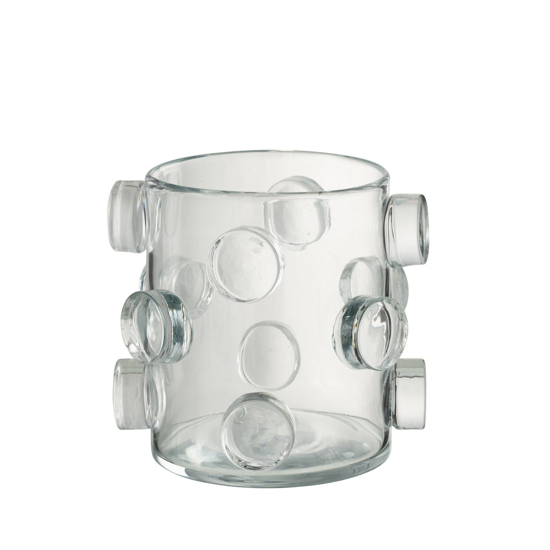 Vaas Pebbles Glas Transparant Small L21,5xB21,5xH20,5cm J-Line