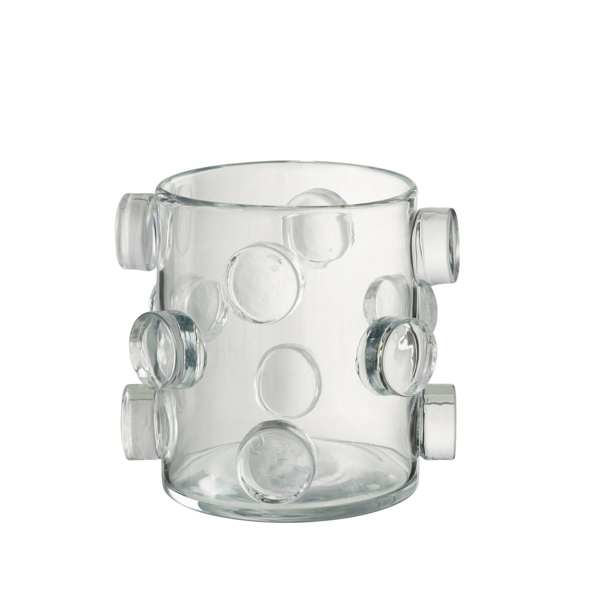 Vaas Pebbles Glas Transparant Small L21,5xB21,5xH20,5cm J-Line