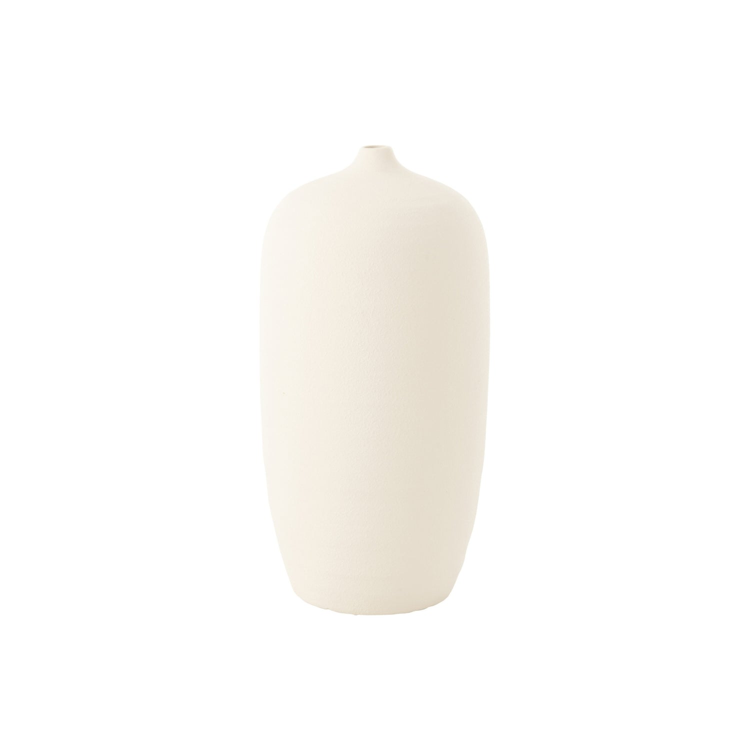 Vaas Cassia Ovaal Keramiek Wit Dia 30cmxH59cm J-Line