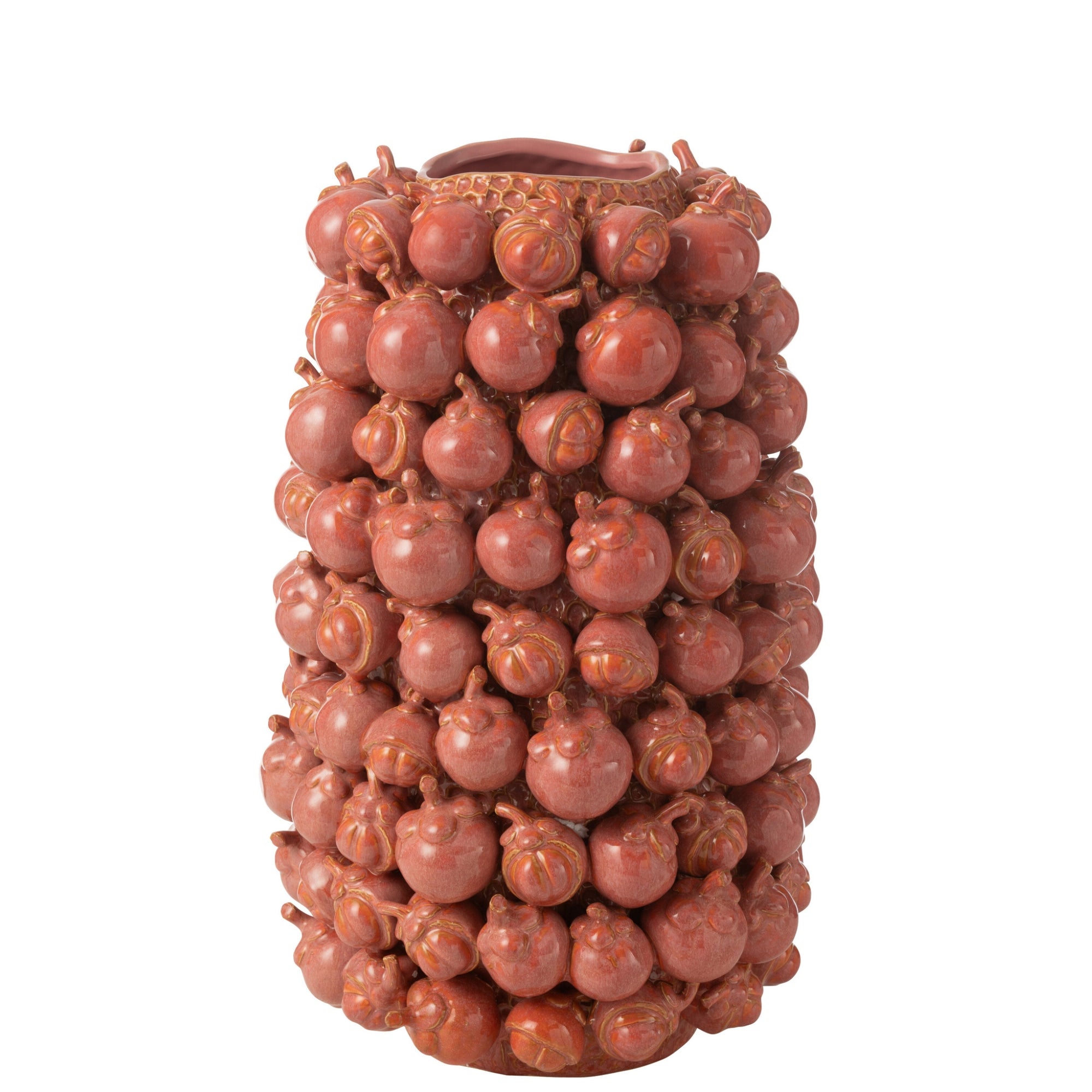 Vaas Botanica Klei Koper Roze Large L32,5cmxB30,5xH49cm J-Line