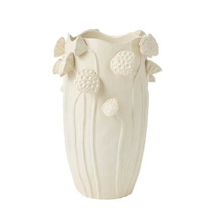 Vaas Botanica Lotus Klei Beige Large J-Line