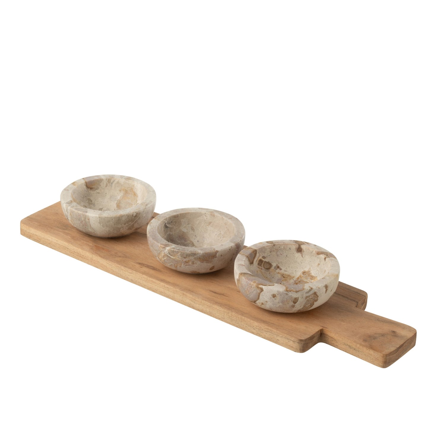 Kruiden Set Marmer Naturel/Beige J-Line