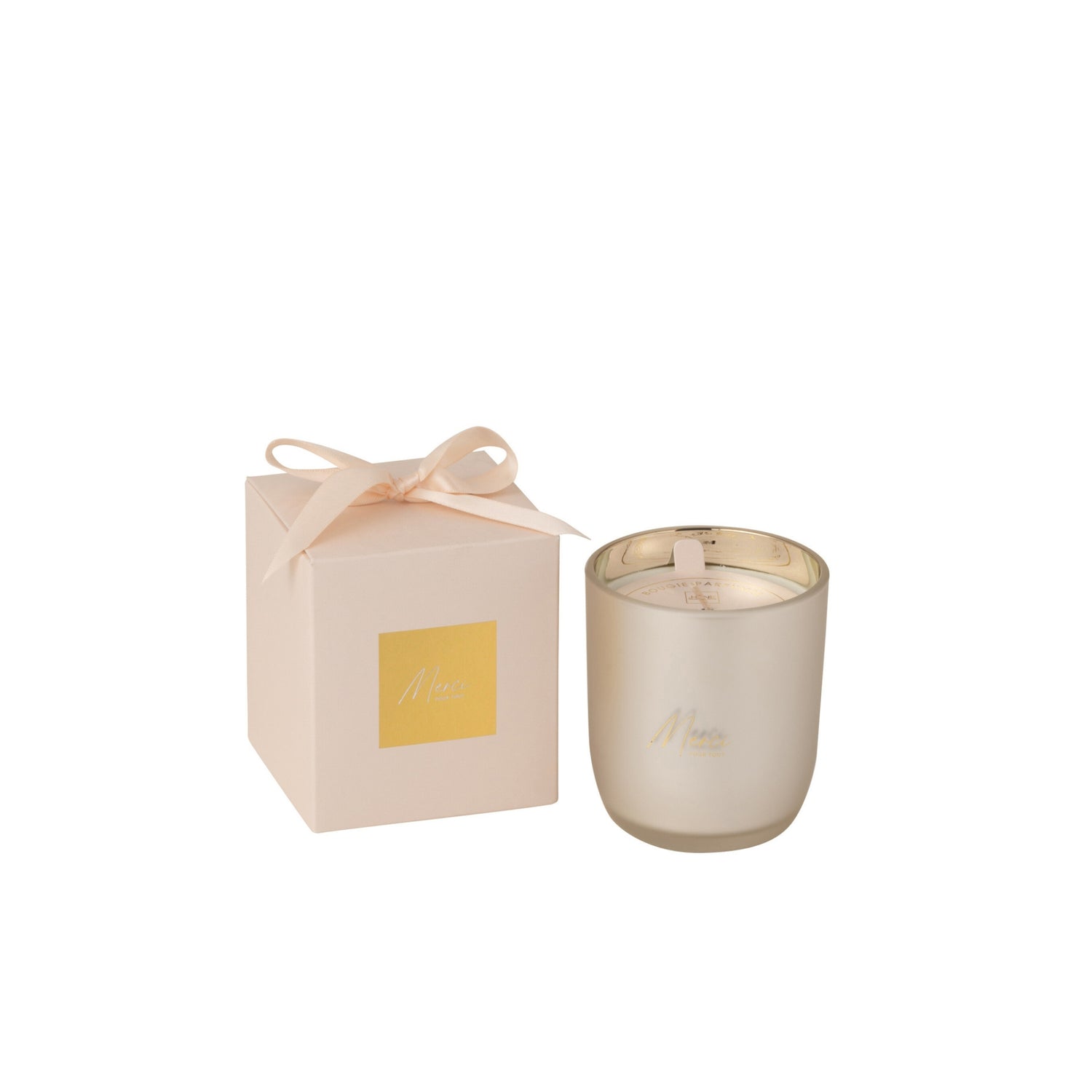 Geurkaars Merci Beige Small 35uur
