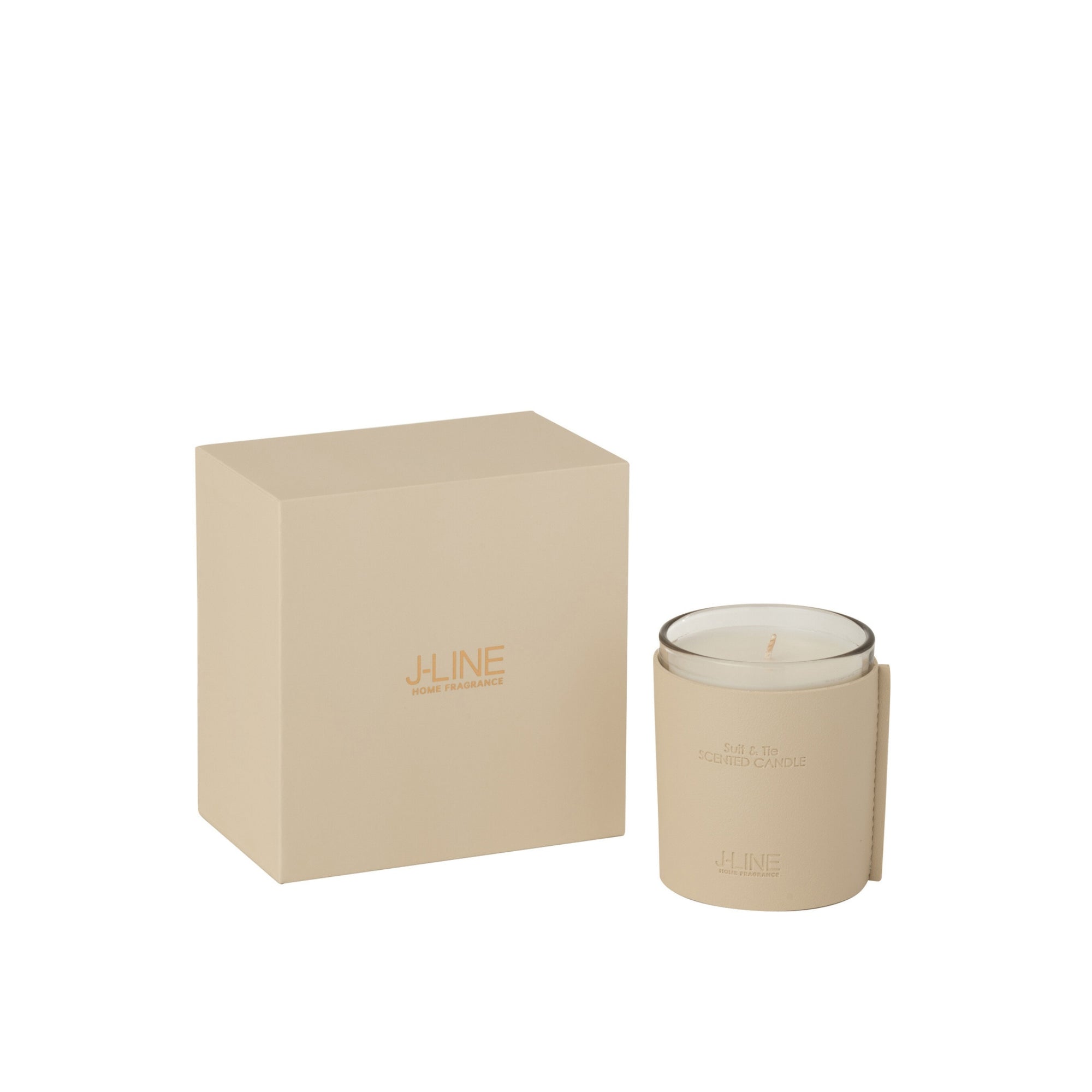 Geurkaars Leather Beige 40H