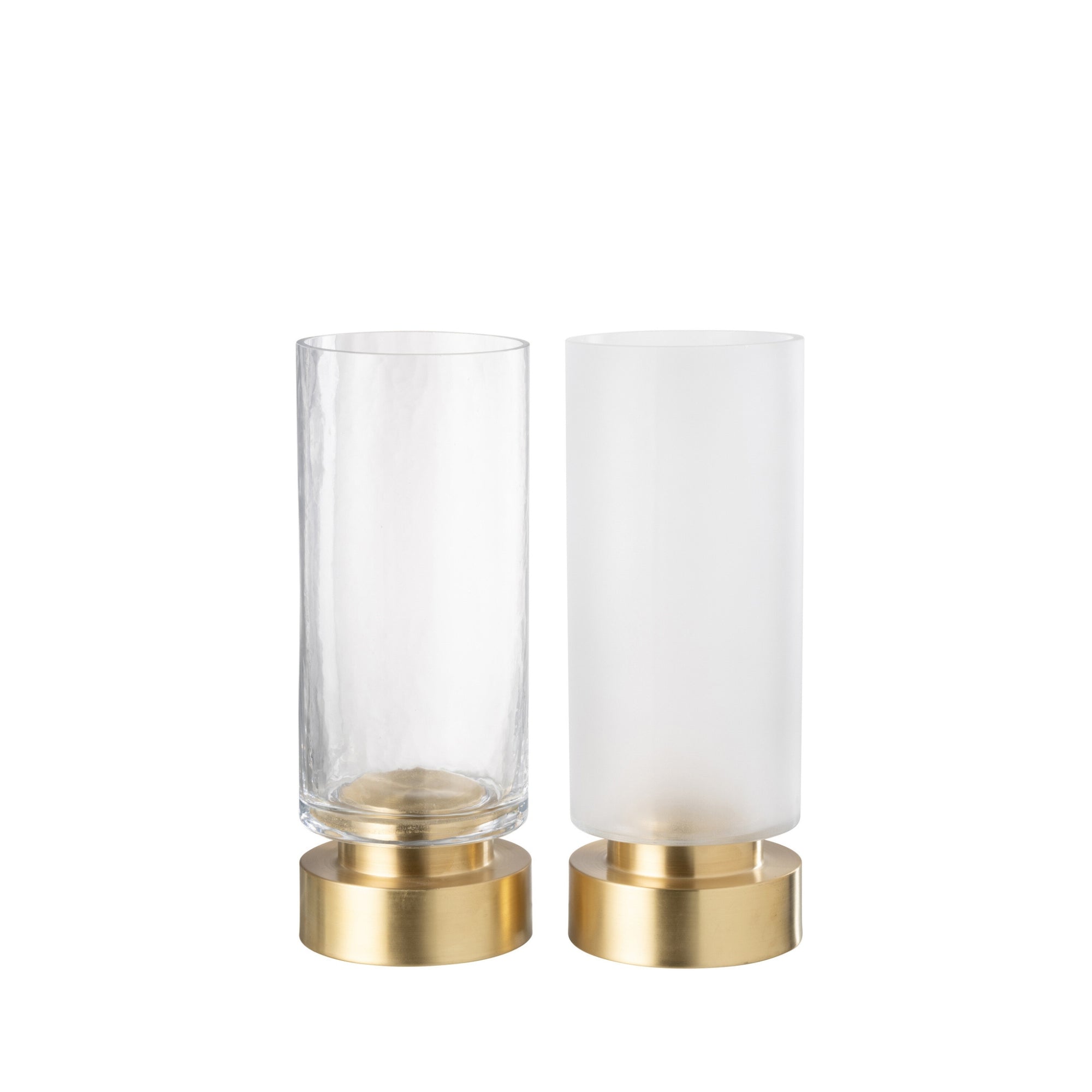 Kandelaar Pia Half Goud Medium Set van 2