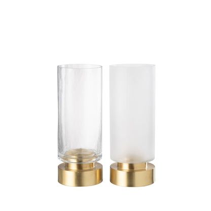 Kandelaar Pia Half Goud Medium Set van 2