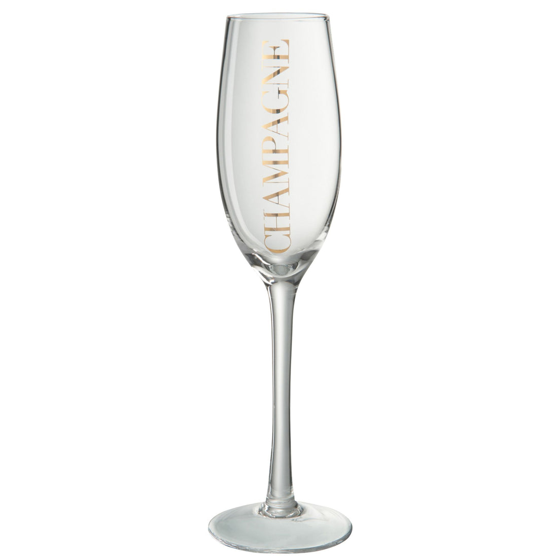Champagneglas Transparant/Goud