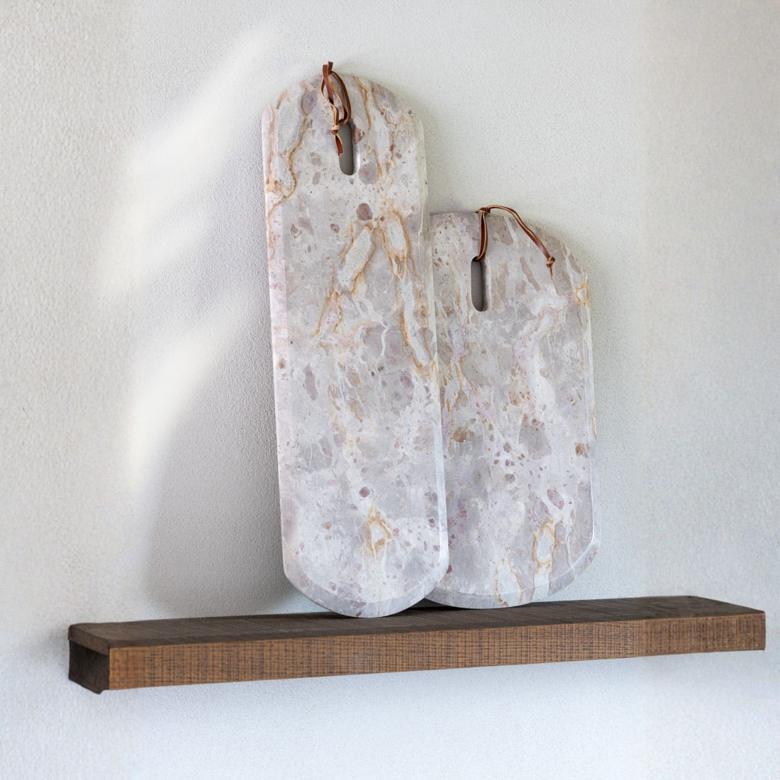 Plank Rechthoek Marmer Beige Large - 60x20x2cm