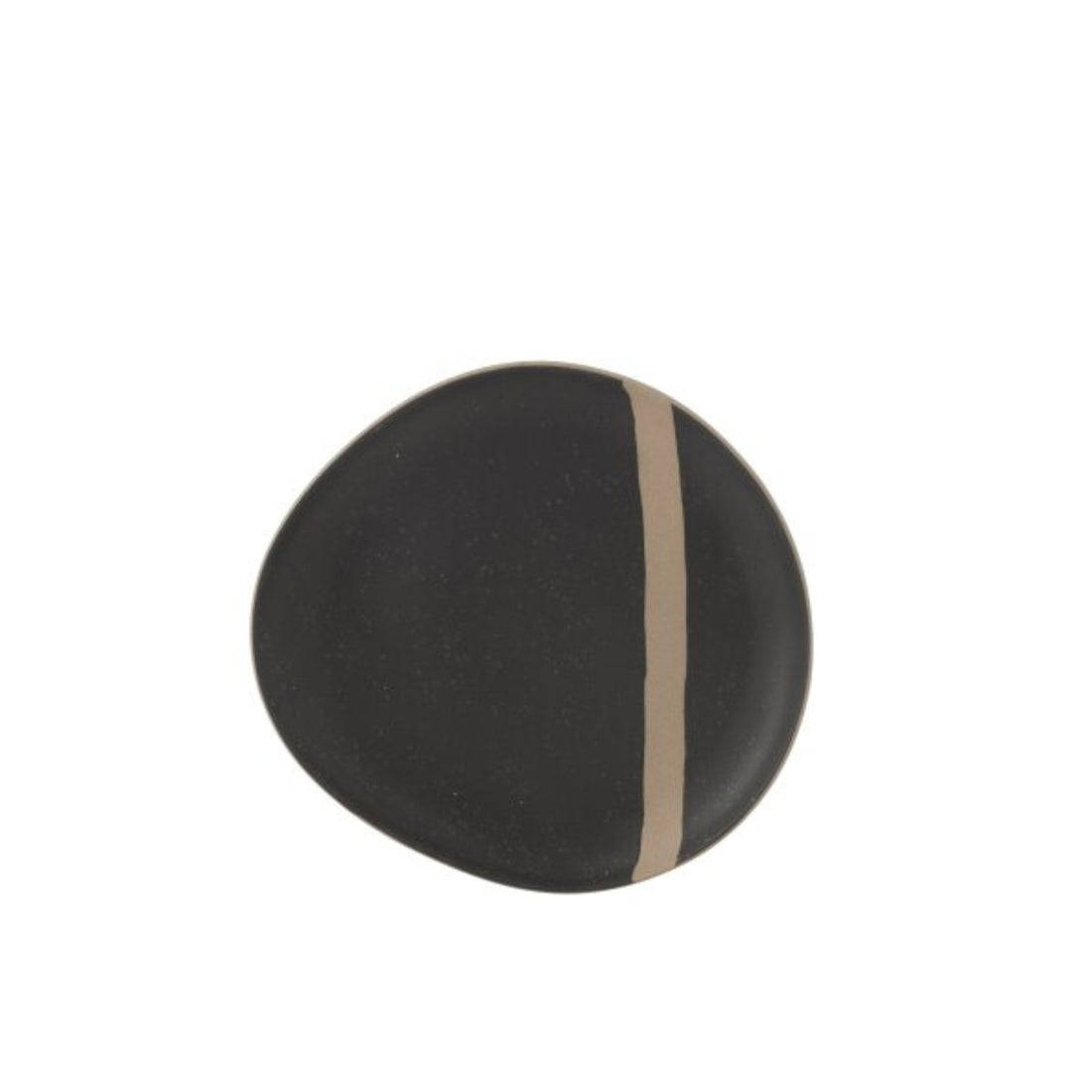 Bord Keramiek Zwart/Taupe Small J-Line