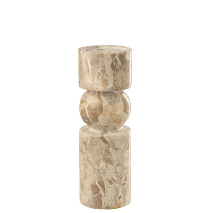 Kaarshouder Marmer Beige Large J-Line