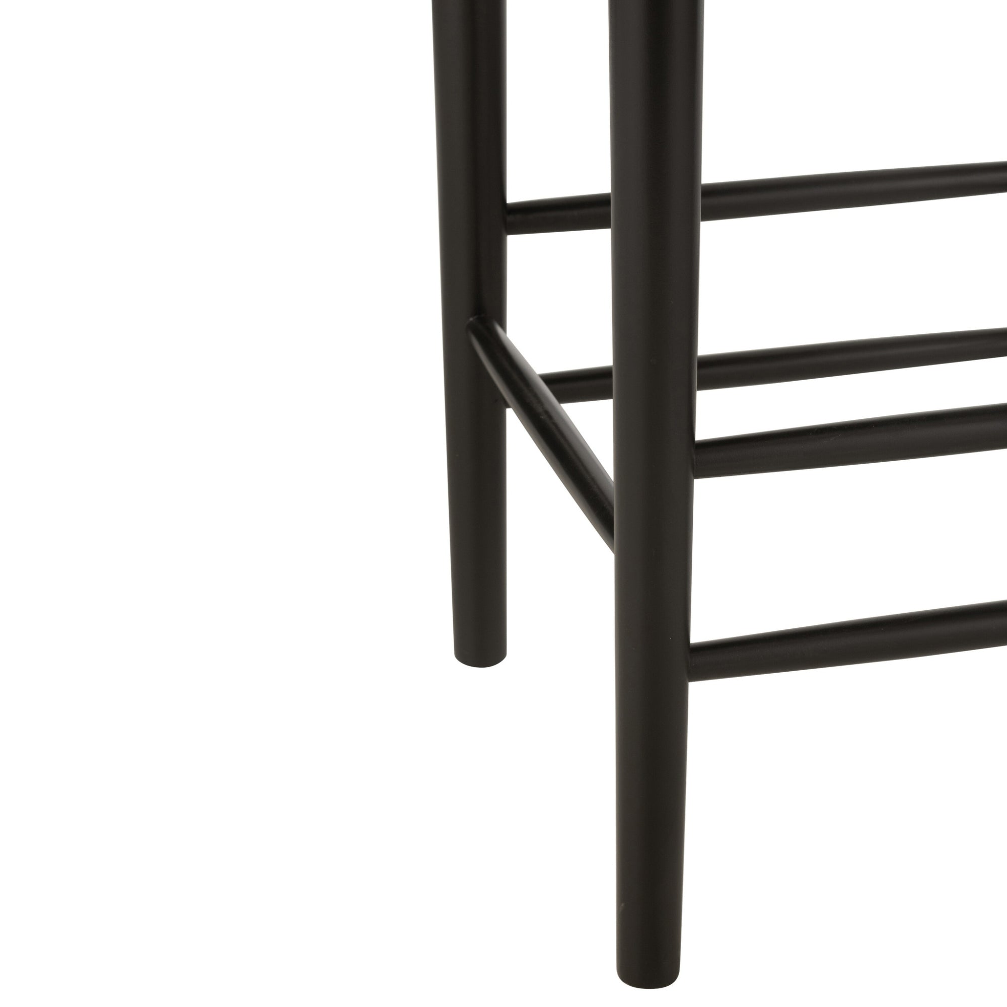 Barstoel Oriental Beukenhout/Touw Zwart J-Line