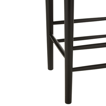 Barstoel Oriental Beukenhout/Touw Zwart J-Line