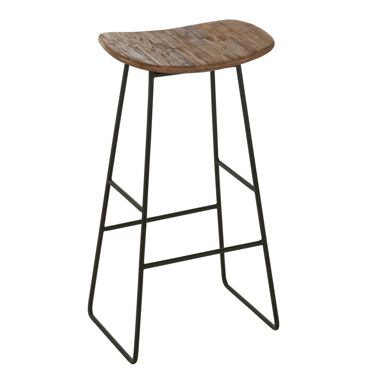 Stoel Rechthoekig Gerecycleerd Teak Naturel Large