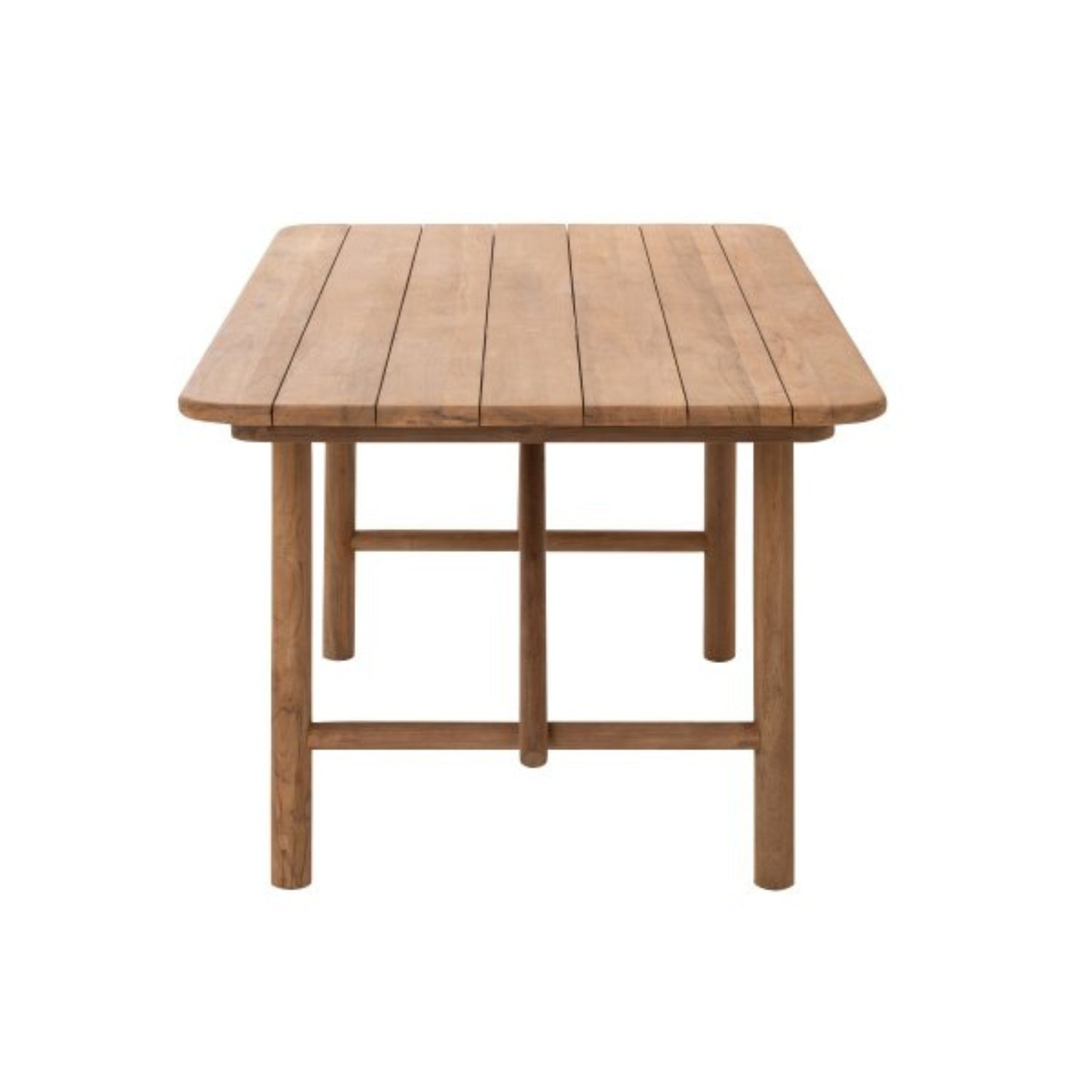Outdoor Eettafel Palo Rechthoek Gerecycleerd Hout Naturel J-Line