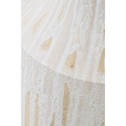 Vloervaas Keramiek Wit/Lichtbeige Large J-Line