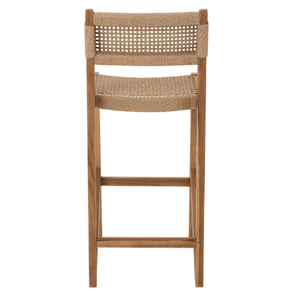 Outdoor Barstoel Taghazout Teak Hout Naturel J-Line
