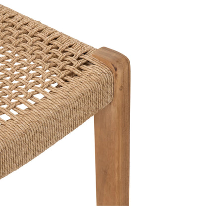 Outdoor Barstoel Taghazout Teak Hout Naturel J-Line