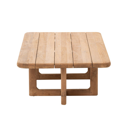 Outdoor Salontafel Cakra Rechthoek Teak Hout Naturel J-Line