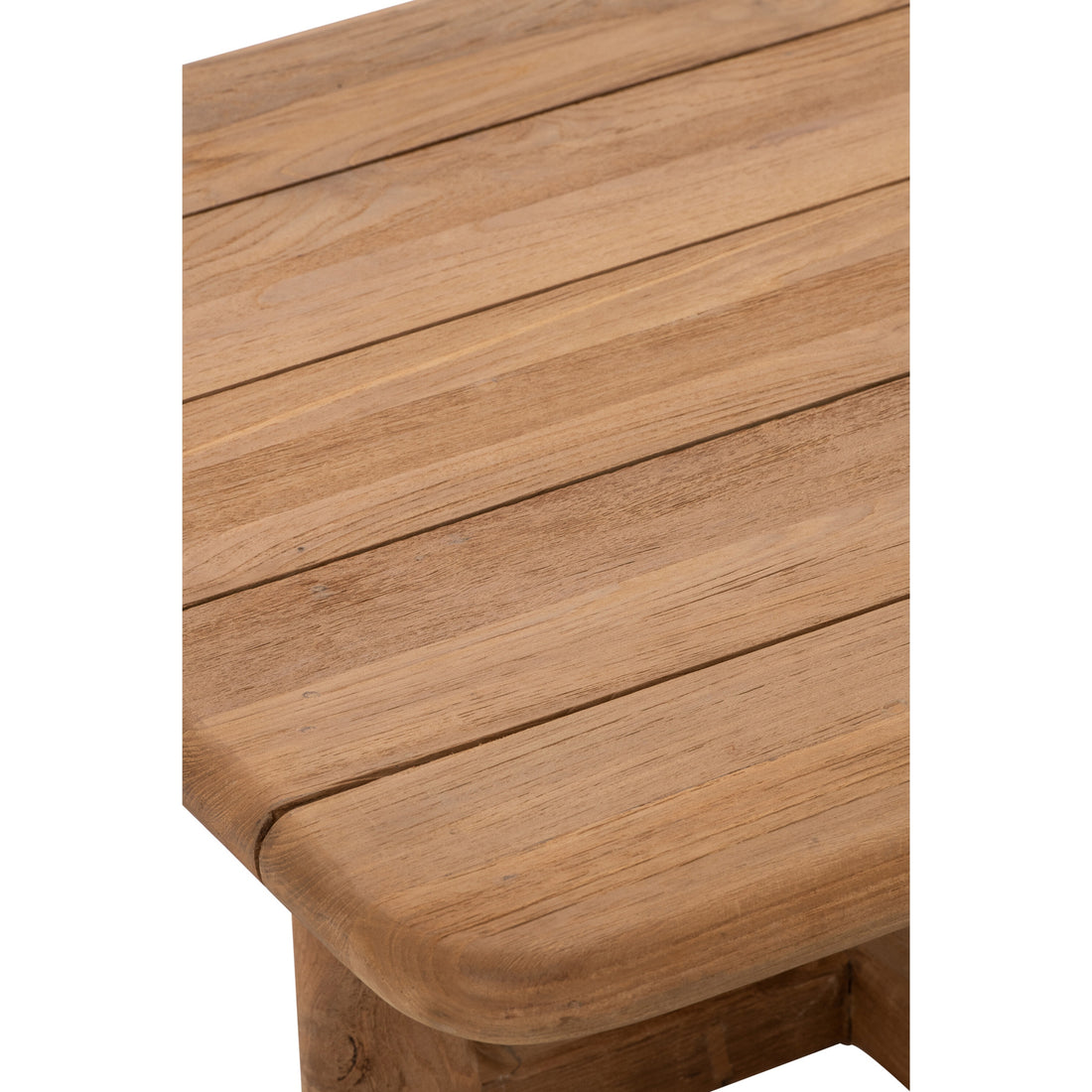 Outdoor Salontafel Cakra Rechthoek Teak Hout Naturel J-Line
