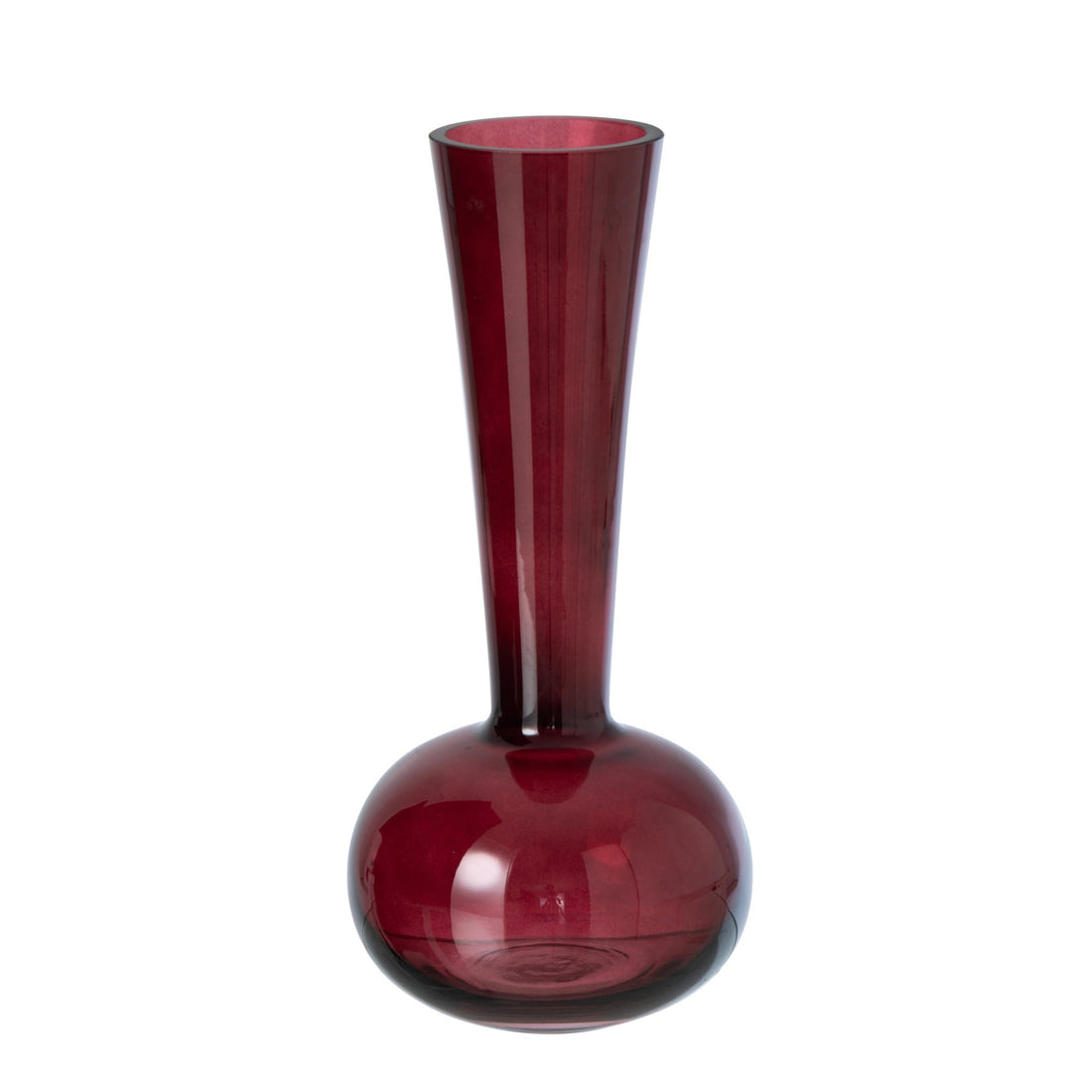 Vaas Glas Bordeauxrood J-Line