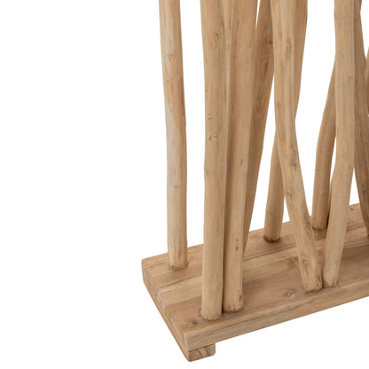 Kamerscherm Teak Hout Naturel J-Line