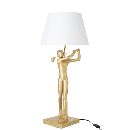 Tafellamp Golfer Hars Goud J-Line