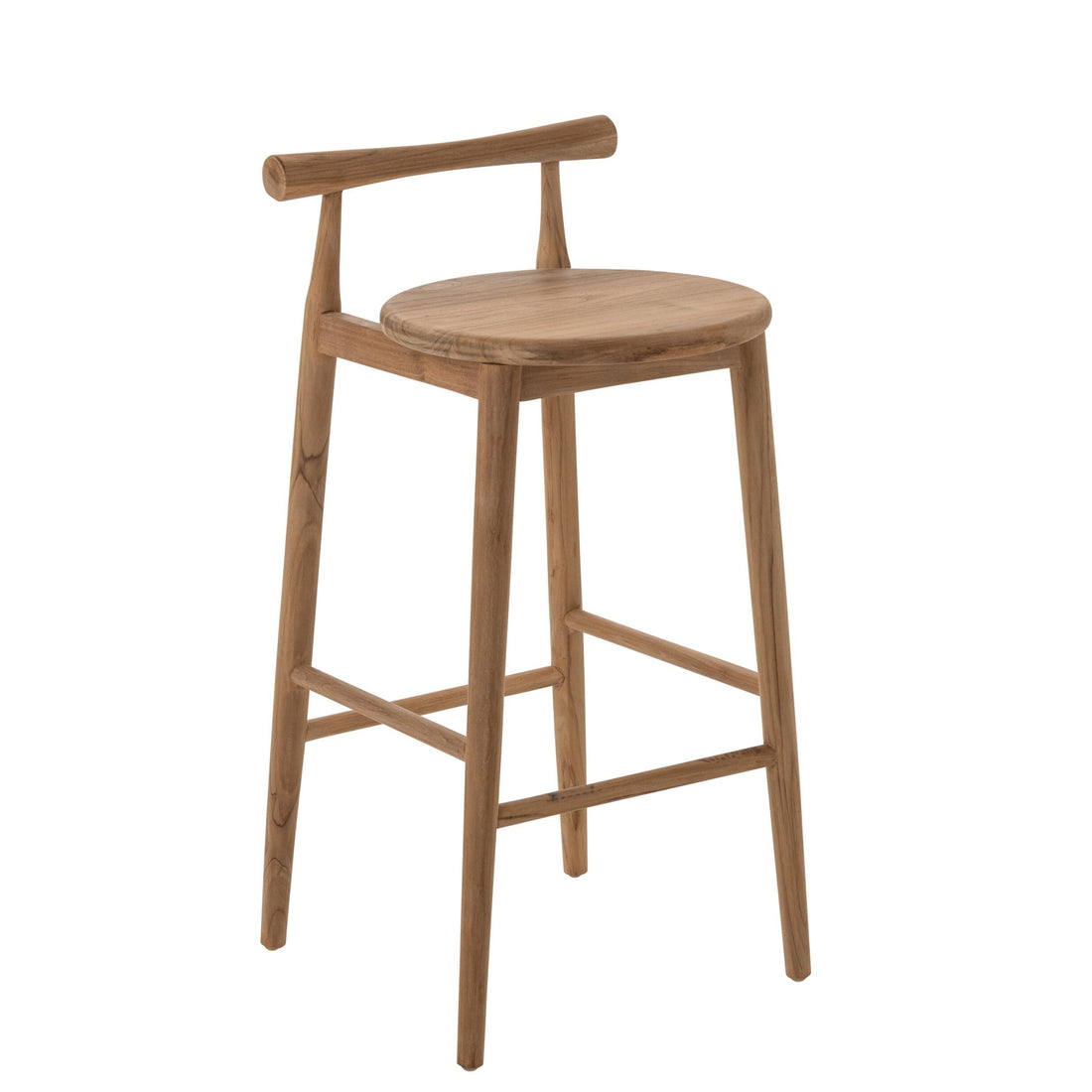 Barstoel Teak Hout Naturel J-Line